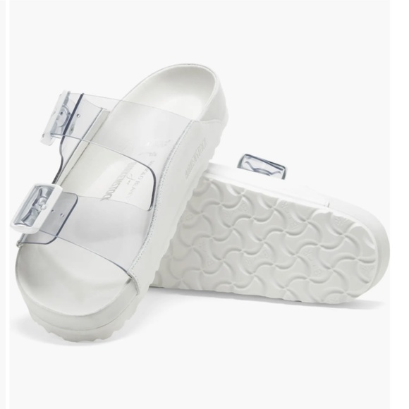 NIB $470 BIRKENSTOCK X MANOLO BLAHNIK Arizona Slide Sandal in size 41 EU! - Picture 5 of 16